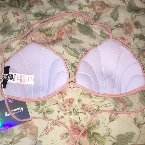 🎉HP!🎉 Last one! NWT PINK MERMAID BIKINI SWIMSUIT - Picture 7 of 8